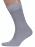 Мужские носки из вискозы и льна ХОХ, X-1107, СЕРЫЕ