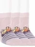 Комплект из 3 пар детских махровых носков Брестские (БЧК), 3-14С3060, рис. 435, ПЕРЛАМУТРОВЫЕ