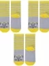 Комплект из 3 пар детских носков Альтаир, 3-С183, ЖЕЛТЫЕ