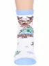 Детские махровые носки LORENZline, Л47, БЕЛО-ГОЛУБЫЕ