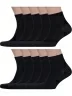 Комплект из 10 пар мужских носков ХОХ, 10-X-1125, ЧЕРНЫЕ