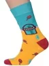 Мужские носки MSCLUB №М24, nm-277, ЖЕЛТО-БИРЮЗОВЫЕ
