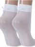 Комплект из 2 пар женских носков Conte, 2-18С-10СП, БЕЛЫЕ