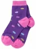 Детские носки "Носкофф" (АЛСУ), НД1, рис. 4090, ФИОЛЕТОВЫЕ