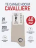 Комплект из 40 пар мужских носков CAVALLIERE (RuSocks) Темно-бежевый (С-330/1-40)