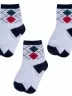Комплект из 3 пар детских носков RuSocks (Орудьевский трикотаж) БЕЛО-СИНИЕ (3-Д3-13789)