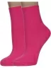 Комплект из 2 пар женских носков без резинки ХОХ, 2-G-1406, МАЛИНОВЫЕ