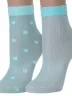 Комплект из 2 пар женских носков Conte, 2-16С-124/7СП, БИРЮЗОВЫЕ