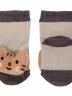 Детские носки с игрушкой "Борисоглебский трикотаж", 8С20, БЕЖЕВЫЕ с рыжими котиками