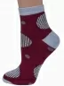 Женские носки "Носкофф" (АЛСУ), НЖ19, рис. 4220, ВИШНЕВЫЕ