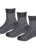 Комплект из 3 пар детских полушерстяных носков RuSocks (Орудьевский трикотаж), 3-Д-382, ТЕМНО-СЕРЫЕ