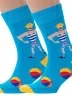 Комплект из 2 пар мужских носков MSCLUB №М06, 2-NM-77, ГОЛУБЫЕ