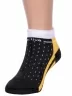 Детские спортивные носки Conte kids, 7С-97СП, рис. 308, ЧЕРНО-ЖЕЛТЫЕ