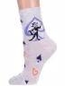 Женские носки "Бременские музыканты" Брестские (БЧК), 23С1161, рис. 650, СВЕТЛО-СЕРЫЕ МЕЛАНЖ