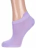 Женские ультракороткие бамбуковые носки LORENZline, Б7, СИРЕНЕВЫЕ