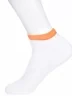 Детские носки LORENZline, П21, БЕЛЫЕ с оранжевым