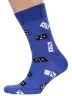 Мужские носки MSCLUB №М42, nm-453, СИНИЕ, "Домино"