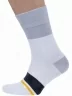 Мужские носки MSCLUB №М47, nm-533, БЕЛЫЕ с серым
