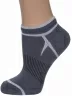 Женские короткие носки LORENZline, С24, СЕРЫЕ