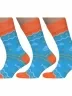 Комплект из 3 пар мужских носков MSCLUB №М37, msk3-М37, nm-408, ГОЛУБЫЕ