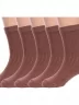 Комплект из 5 пар детских носков Альтаир, 5-М20, ШОКОЛАДНЫЕ