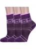 Комплект из 3 пар женских носков Альтаир, 3-А227, ФИОЛЕТОВЫЕ