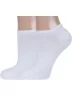 Комплект из 2 пар женских ультракоротких носков ХОХ, 2-G-3R7, БЕЛЫЕ