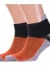 Комплект из 2 пар спортивных носков Альтаир, 2-А216, СЕРО-ОРАНЖЕВЫЕ