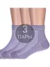 Комплект из 3 пар детских спортивных носков "Красная ветка" СЕРЫЕ (3-С-736)