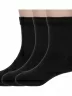 Комплект из 3 пар детских носков LORENZLine, 3-Л33, ЧЕРНЫЕ