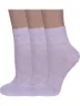 Комплект из 3 пар женских носков Альтаир, 3-С117, СВЕТЛО-СИРЕНЕВЫЕ