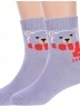 Комплект из 2 пар детских махровых носков Брестские (БЧК), 2-14С3060, рис. 405, СЕРО-СИРЕНЕВЫЕ