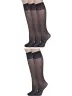 Комплект из 5 пар женских гольфов Conte Nero, черные (5-14С-57СП/Tension soft 40Г)