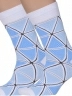 Комплект из 2 пар мужских носков MSCLUB №М31, 2-nm-335, БЕЛО-ГОЛУБЫЕ