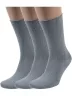 Комплект из 3 пар мужских носков без резинки ХОХ, 3-X-201, СЕРЫЕ