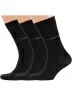 Комплект из 3 пар мужских носков RuSocks (Орудьевский трикотаж) ЧЕРНЫЕ (3-М-216)