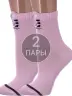 Комплект из 2 пар детских носков Conte kids рис. 605, СВЕТЛО-РОЗОВЫЕ (2-17С-59СП)