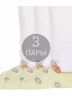 Комплект из 3 пар детских махровых носков Брестские (БЧК), 3-14С3060, рис. 819, МЯТНАЯ СВЕЖЕСТЬ