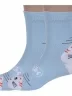 Комплект из 2 пар детских носков ХОХ, 2-D-3R12, ГОЛУБЫЕ
