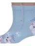 Комплект из 2 пар детских носков ХОХ, 2-D-3R12, ГОЛУБЫЕ