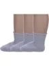 Комплект из 3 пар детских носков Альтаир, 3-С63, СЕРЫЕ