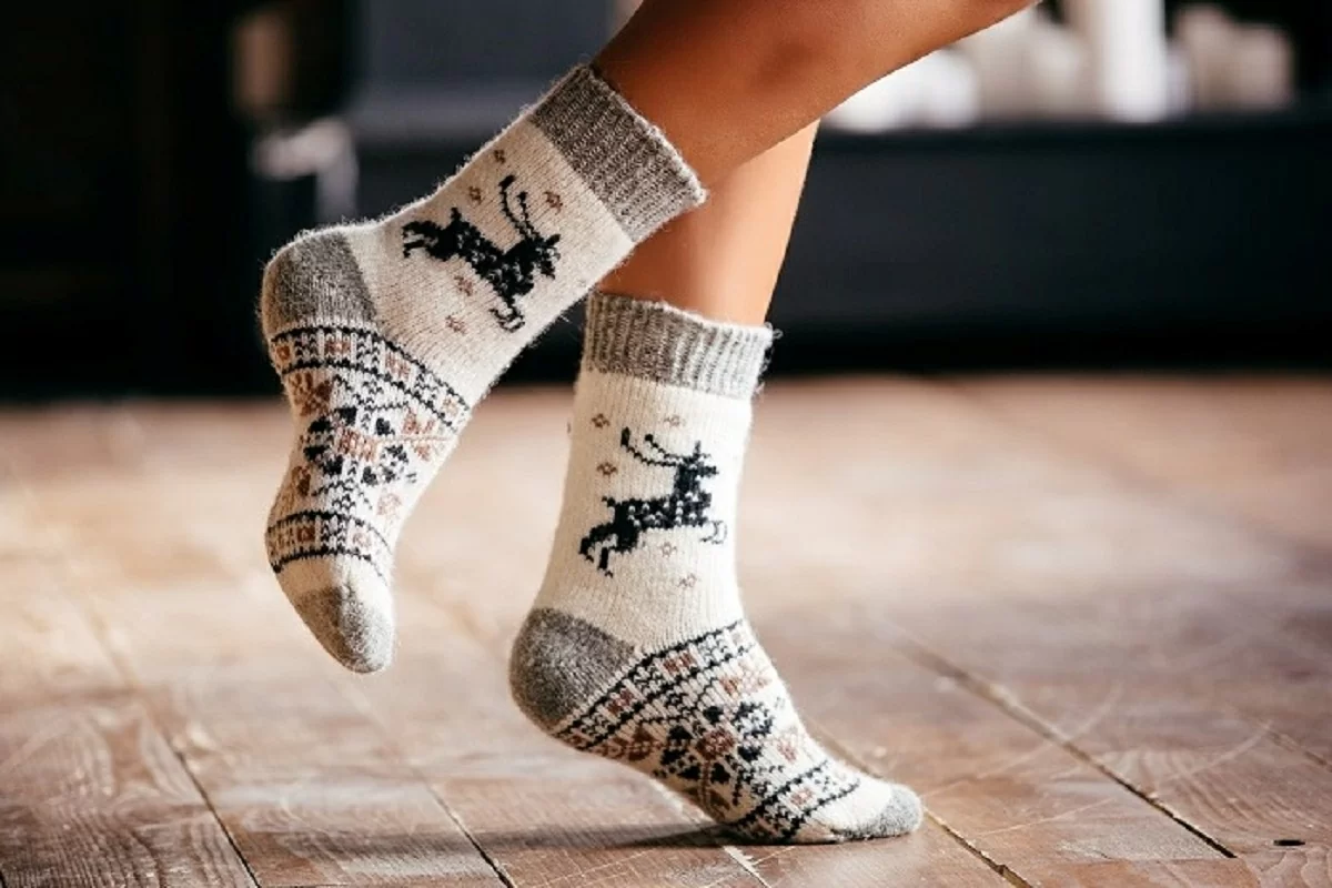 Шерстяные носки согреют даже в самые сильные холода